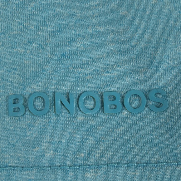 Bonobos Golf Polo Shirt Heather Blue Mens Large Performance Stretch - Picture 6 of 11